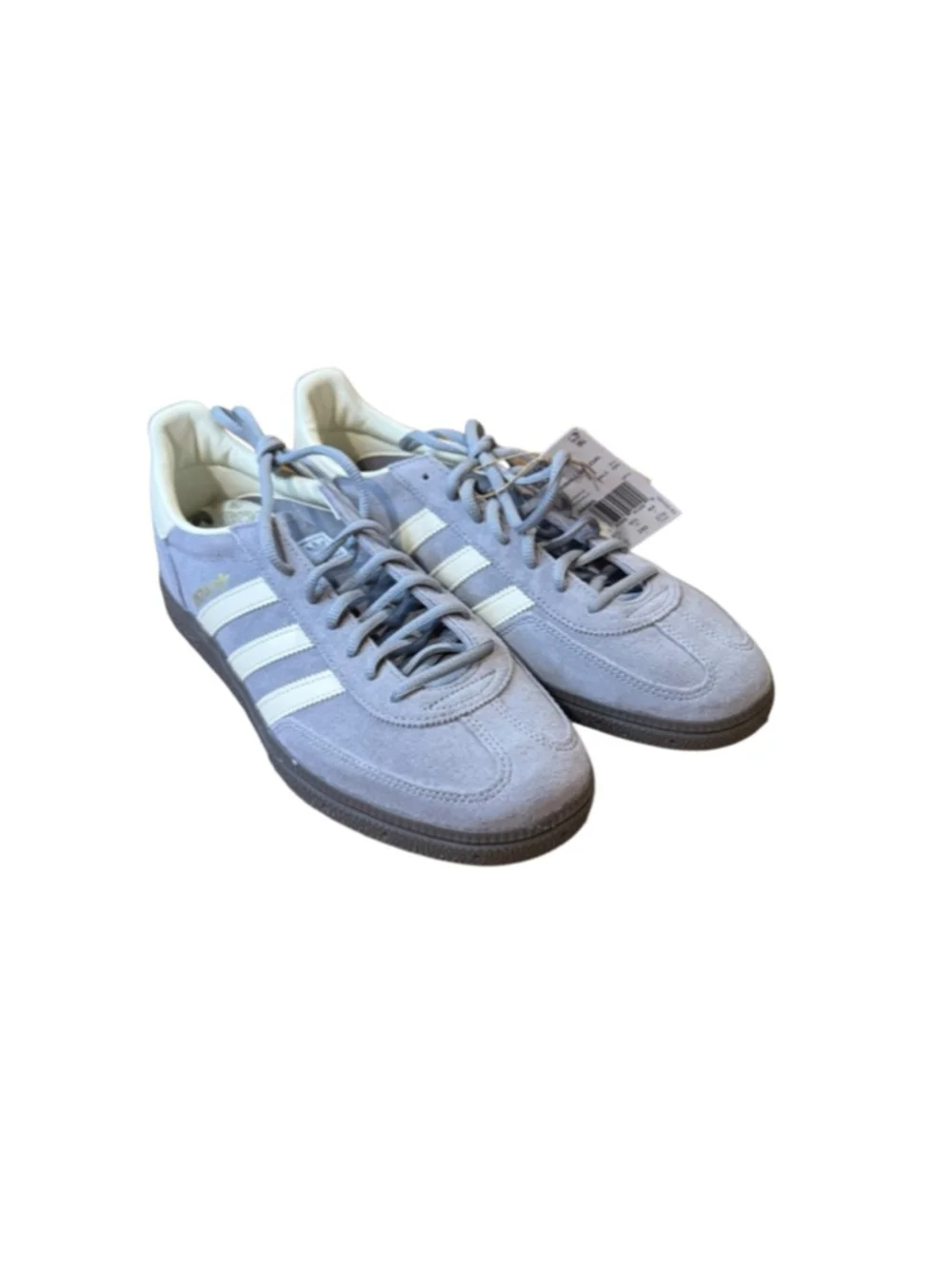 Men's Adidas Handball Spezial Grey White Sneakers Size 10